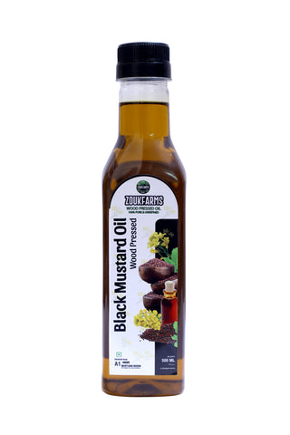 Wood pressed Black Mustard Oil