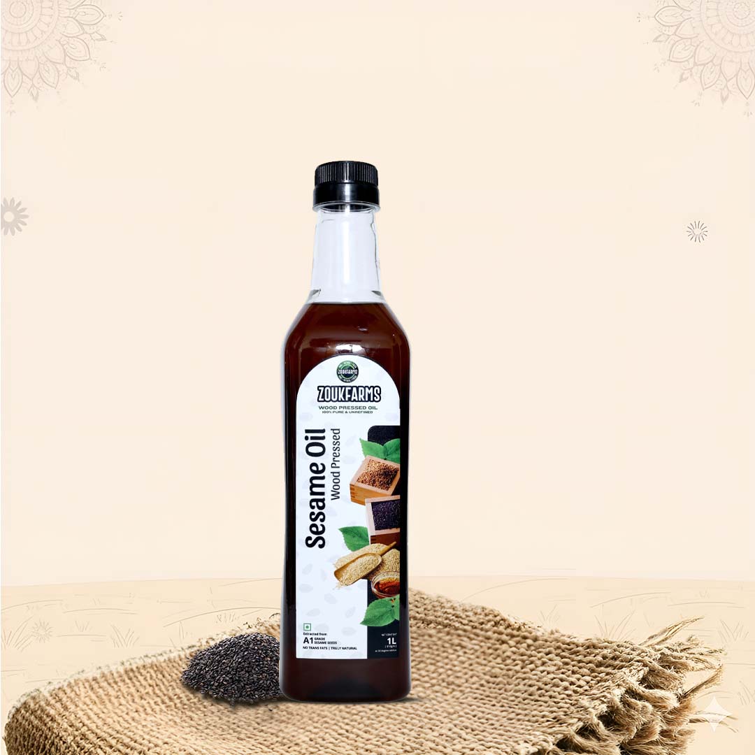 Wood pressed Sesame Oil